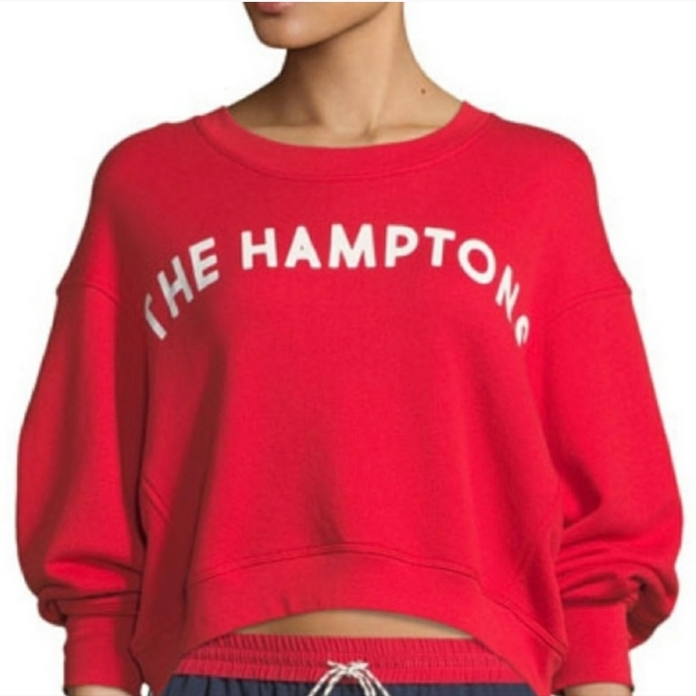 Joie Caleigh "The Hamptons" cropped Sweatshirt